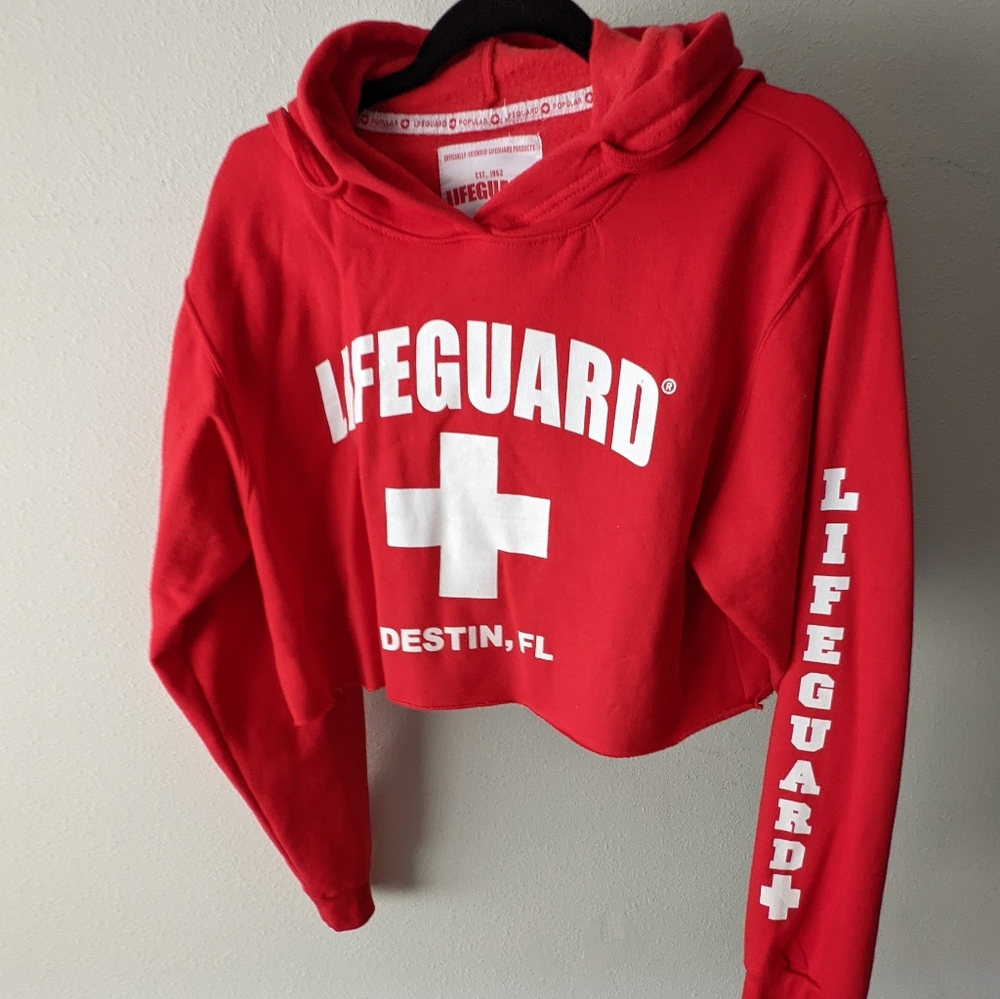 Lifeguard cropped hoodie